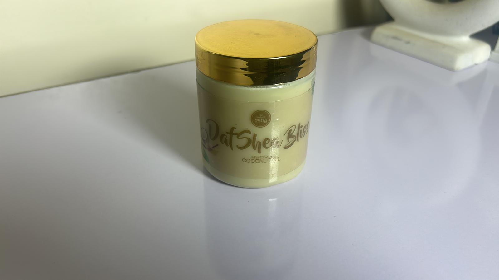 Dafshea Bliss Coconut Oil Infused Shea Butter - 250g