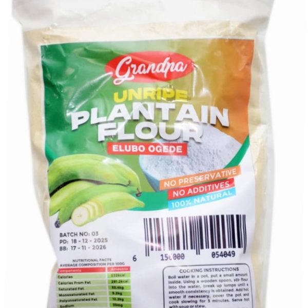 Grandpa Unripe Plantain Flour-1kg