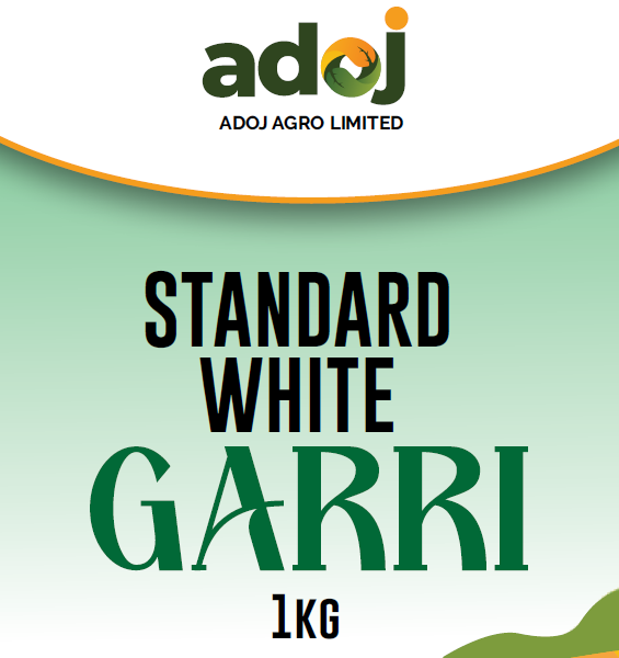 1KG (2lbs) White Garri