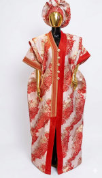 Classic Damask Bubu Gown