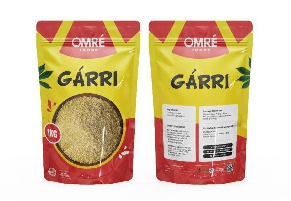 1kg Omré Foods Yellow Garri