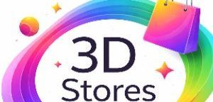 3D stores logo