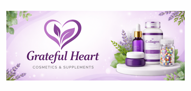 Grateful heart Cosmetics and supplements