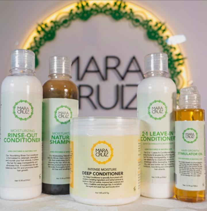 Mara Cruiz Afro textured and Natural Hair Growth Range Mara Cruiz Afro textured and Natural Hair Growth Range - Image 1