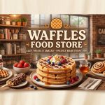 Waffles food store
