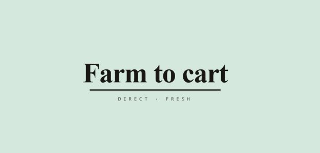 Farm to cart