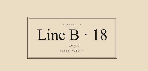 Line B 18 shop 5, Swalli Ultra modern market