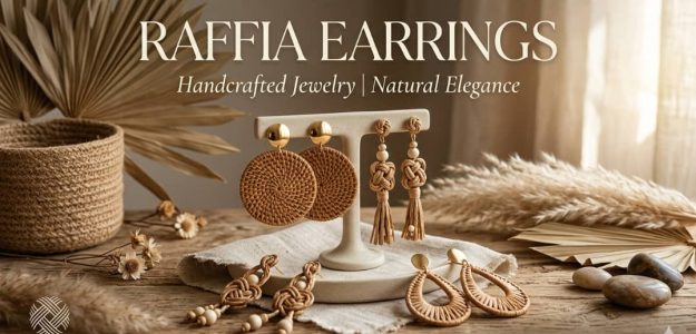 Raffia Earrings