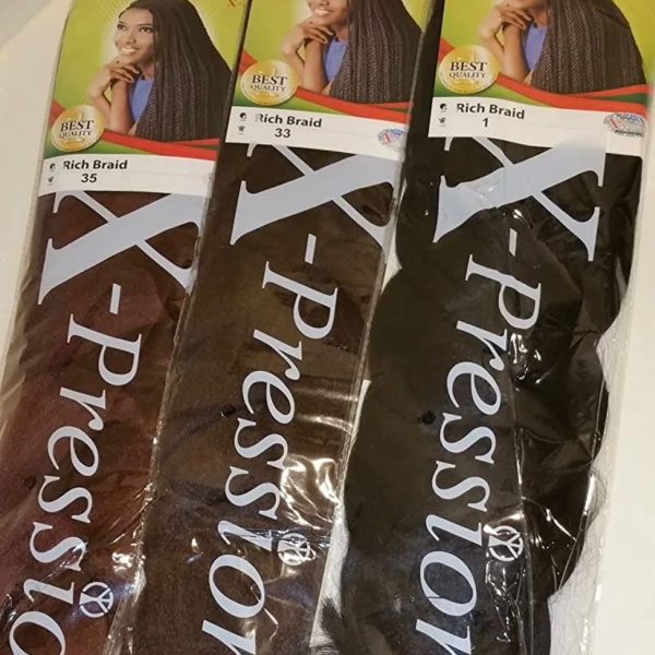 (X-pression) 82” Rich Braid Hair Extension