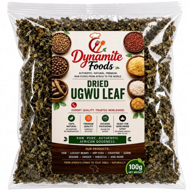 Dried Ugwu Leaf - 100g - 1kg